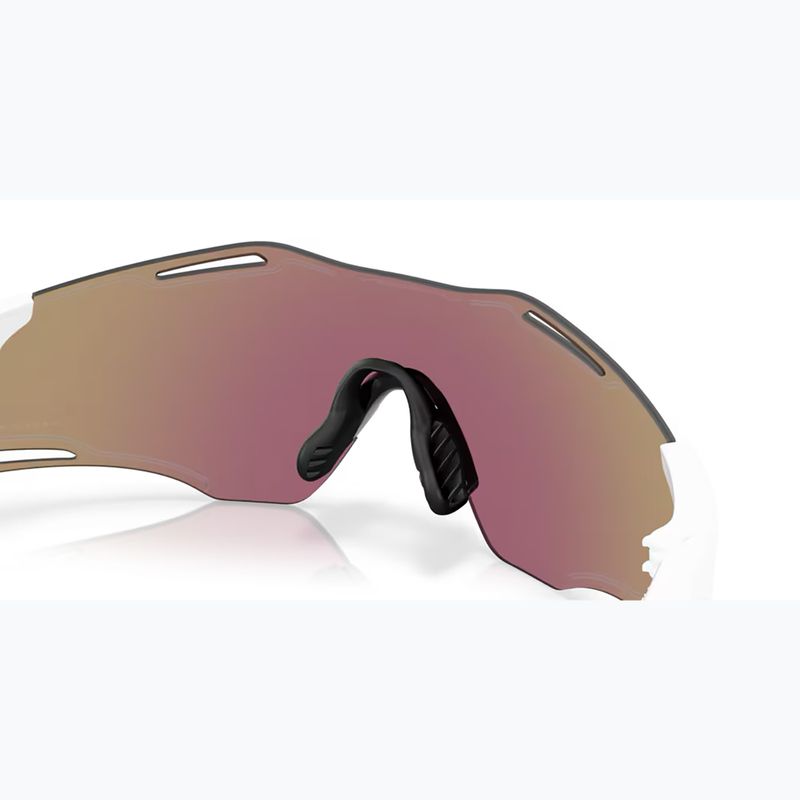 Ochelari de soare Oakley Cybr Zero polished white/prizm sapphire 7