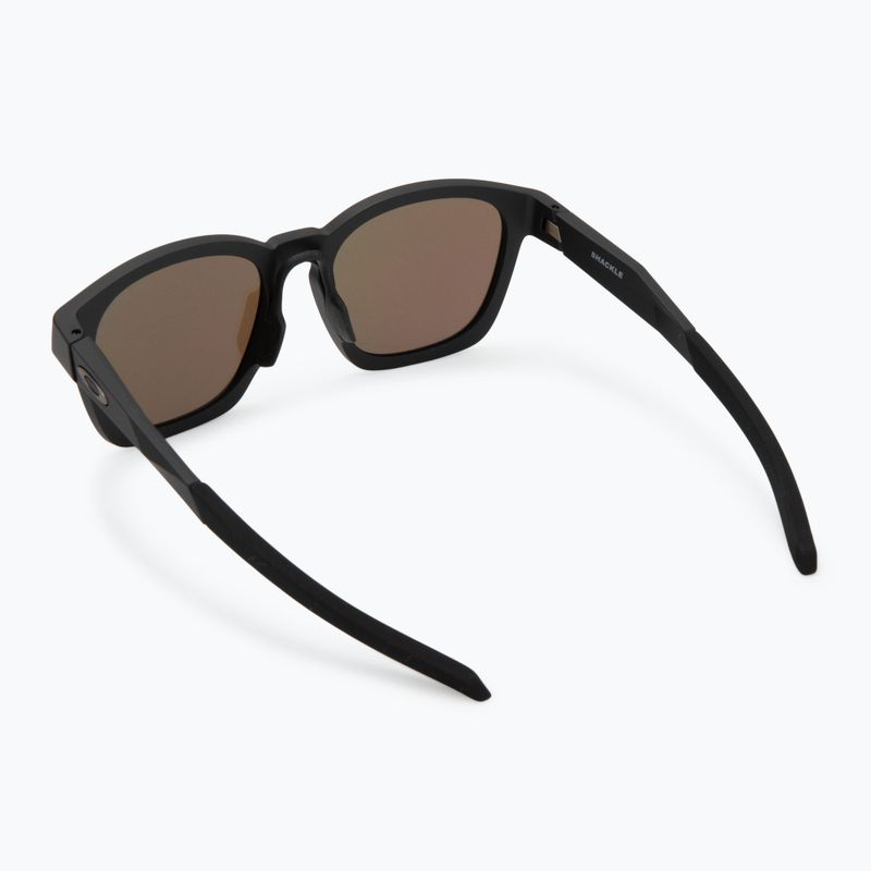 Ochelari de soare Oakley Shackle matte black/prizm sapphire 3