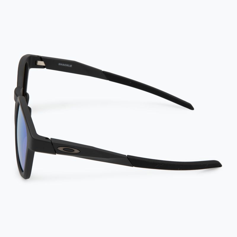 Ochelari de soare Oakley Shackle matte black/prizm sapphire 4