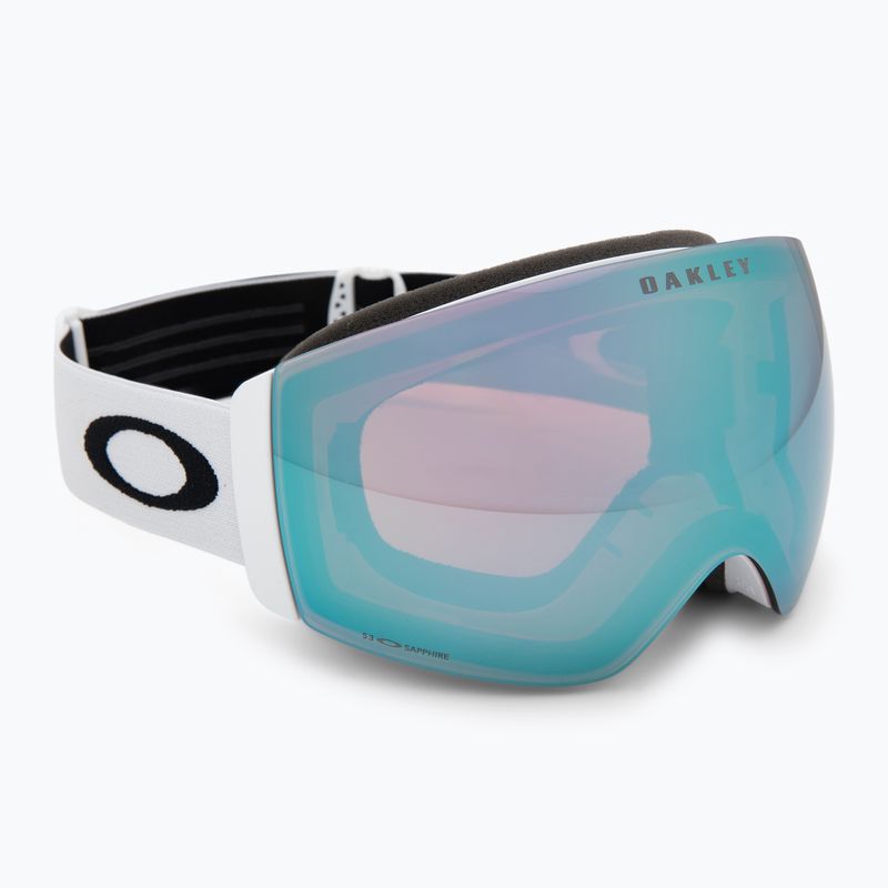 Ochleari de schi Oakley Flight Deck Pro M matte white/prizm sapphire/prizm sage go 2