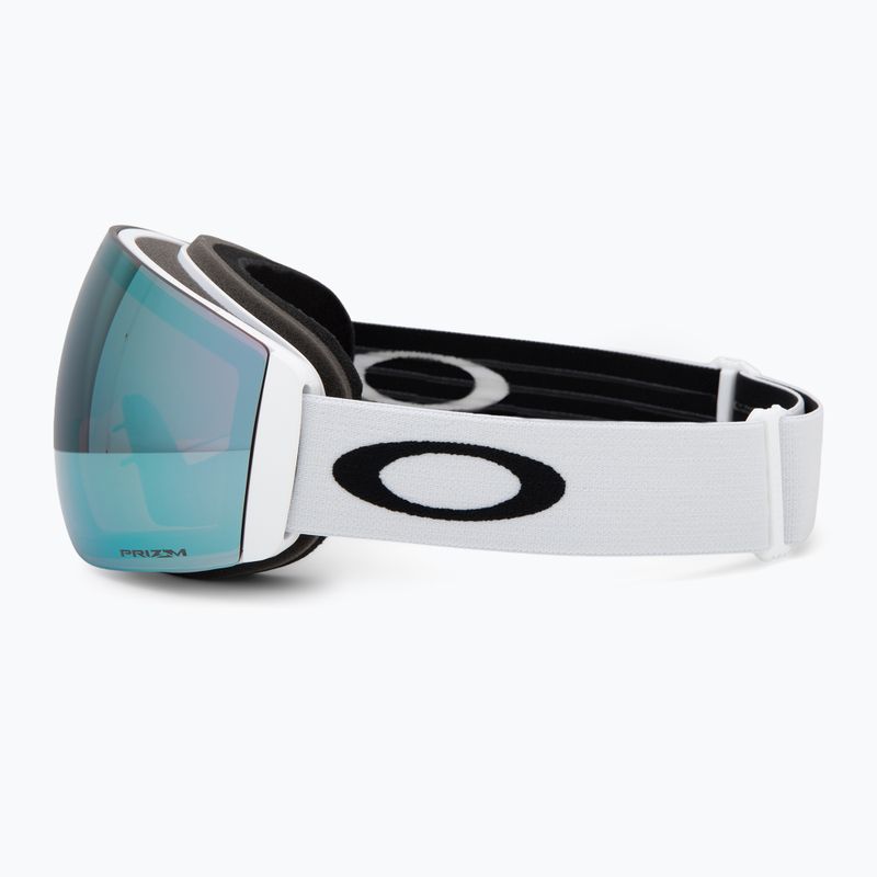 Ochleari de schi Oakley Flight Deck Pro M matte white/prizm sapphire/prizm sage go 5