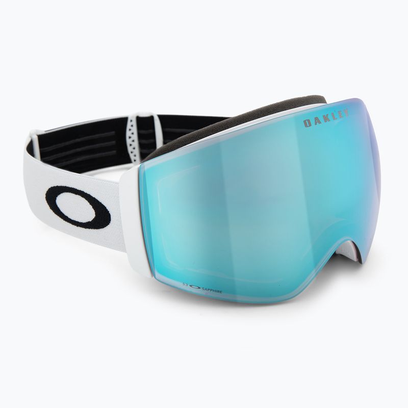 Ochleari de schi Oakley Flight Deck Pro M matte white/prizm sapphire/prizm iced 2