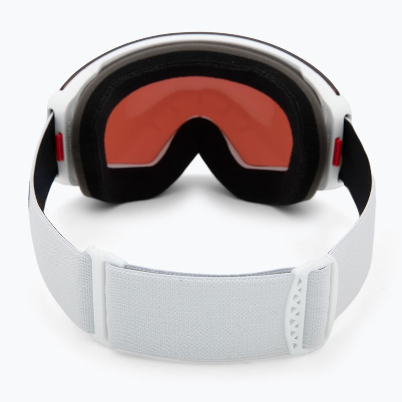 Ochleari de schi Oakley Flight Deck Pro M matte white/prizm sapphire/prizm iced 4