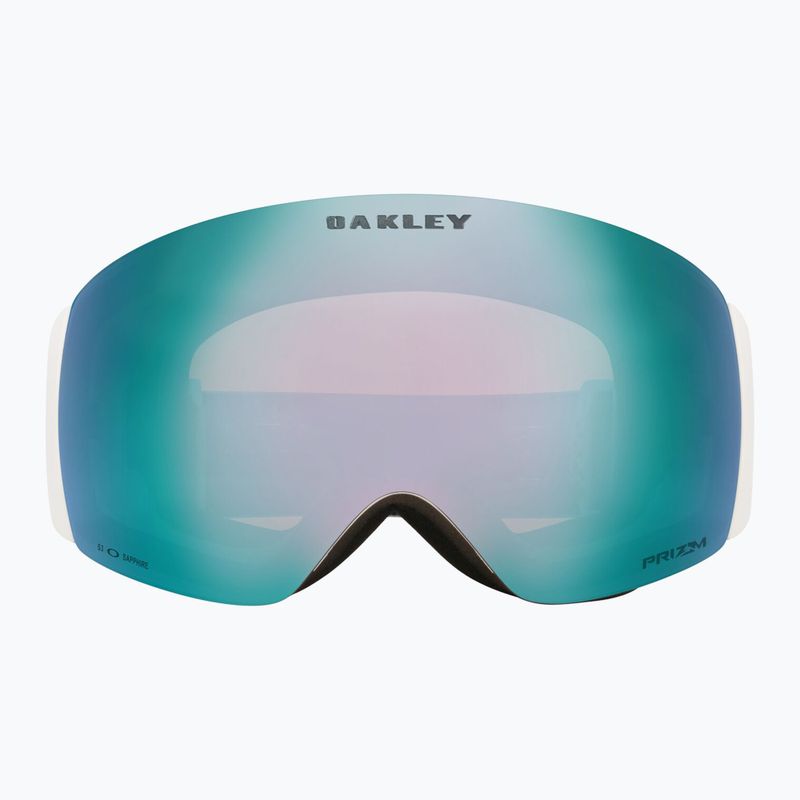 Ochleari de schi Oakley Flight Deck Pro M matte white/prizm sapphire/prizm iced 8