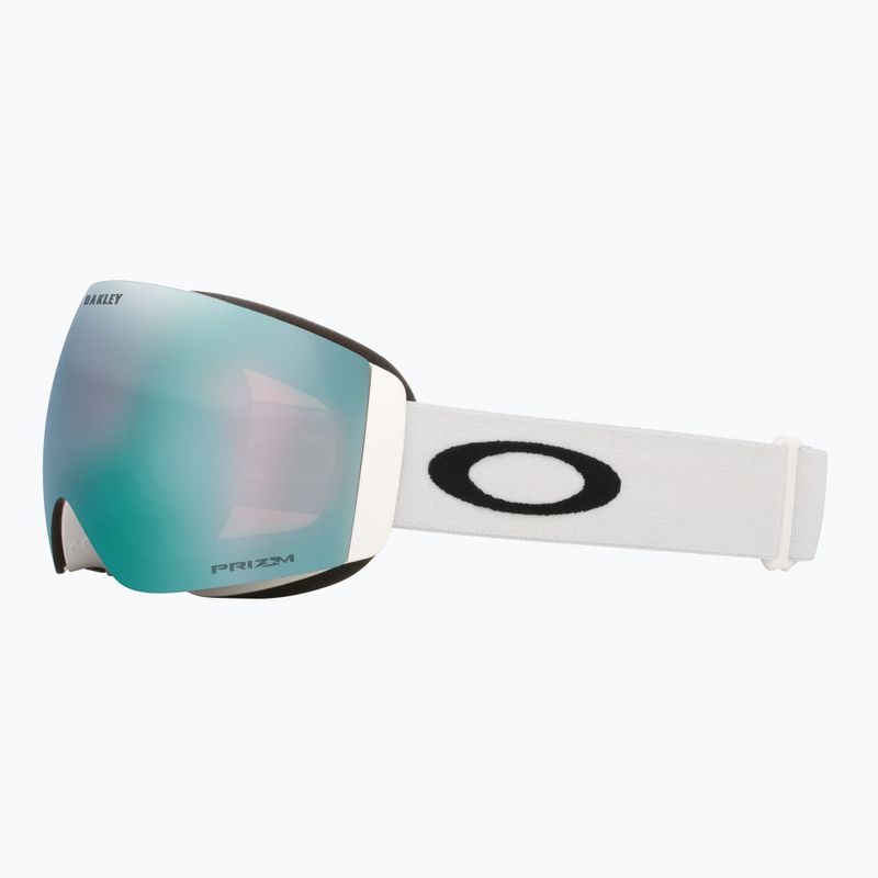 Ochleari de schi Oakley Flight Deck Pro M matte white/prizm sapphire/prizm iced 12