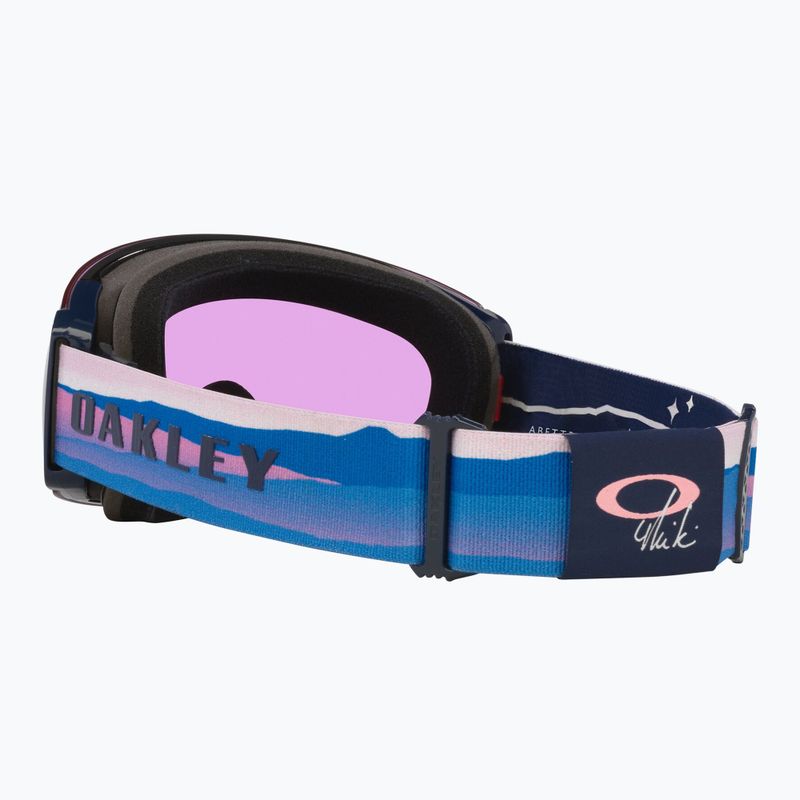 Ochleari de schi Oakley Flight Deck Pro M Mikaela shiffrin sig/prizm iced/prizm sapphire 4