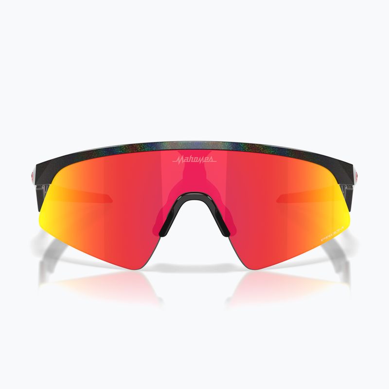 Ochelari de soare pentru copii Oakley Resistor Sweep dark galaxy/prizm ruby 2