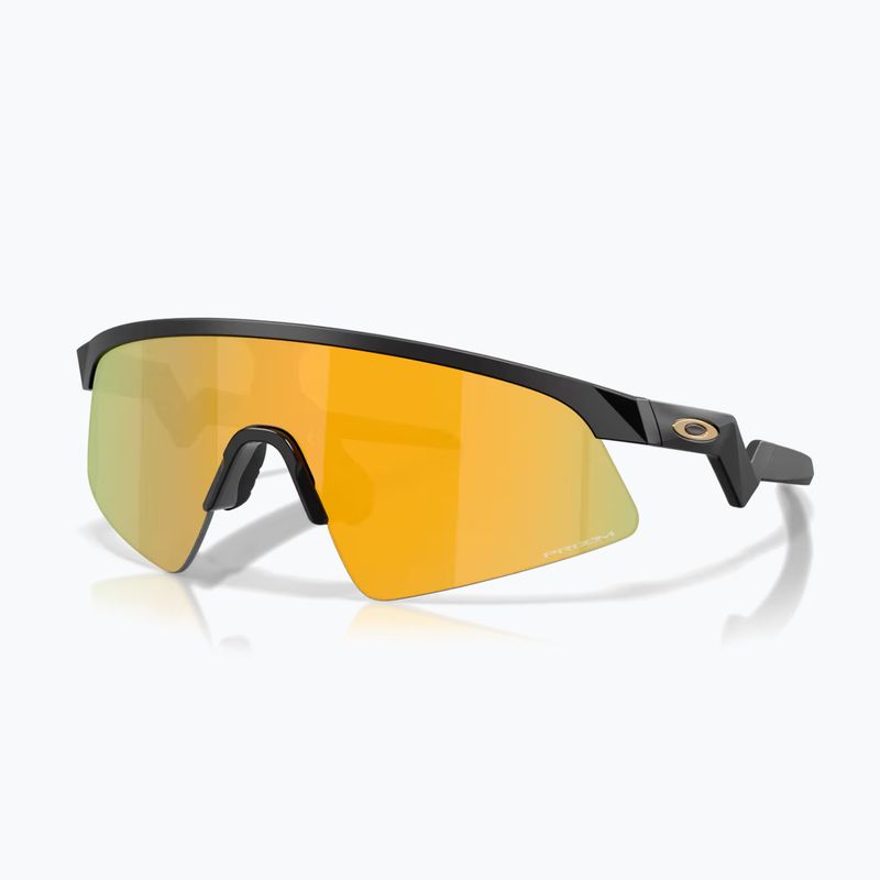 Ochelari de soare pentru copii Oakley Resistor Sweep polished matte black/prizm 24k