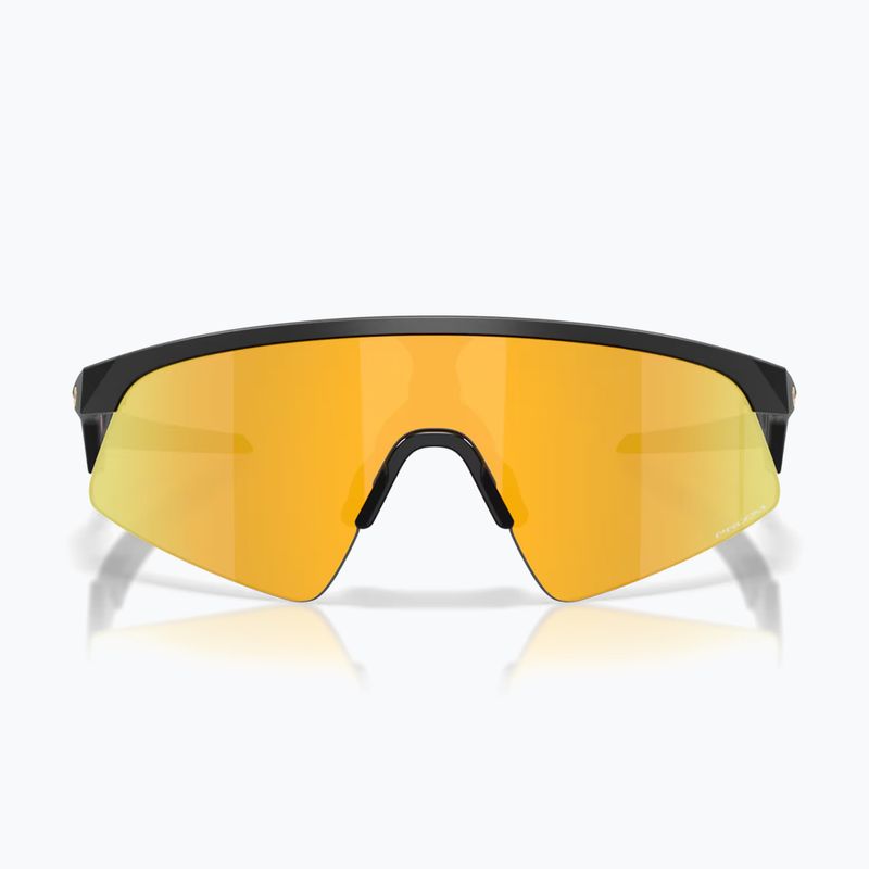 Ochelari de soare pentru copii Oakley Resistor Sweep polished matte black/prizm 24k 2