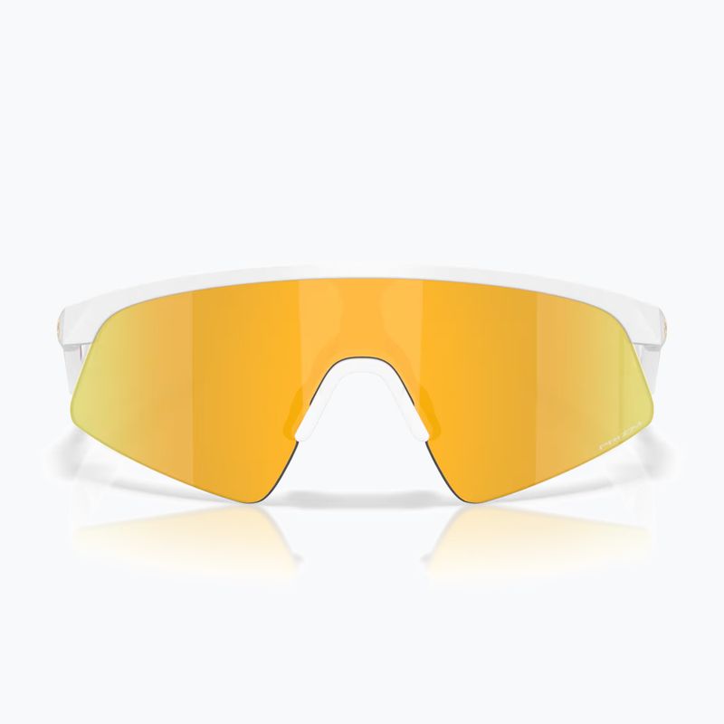Ochelari de soare pentru copii Oakley resistor sweep matte white/prizm 24k 2
