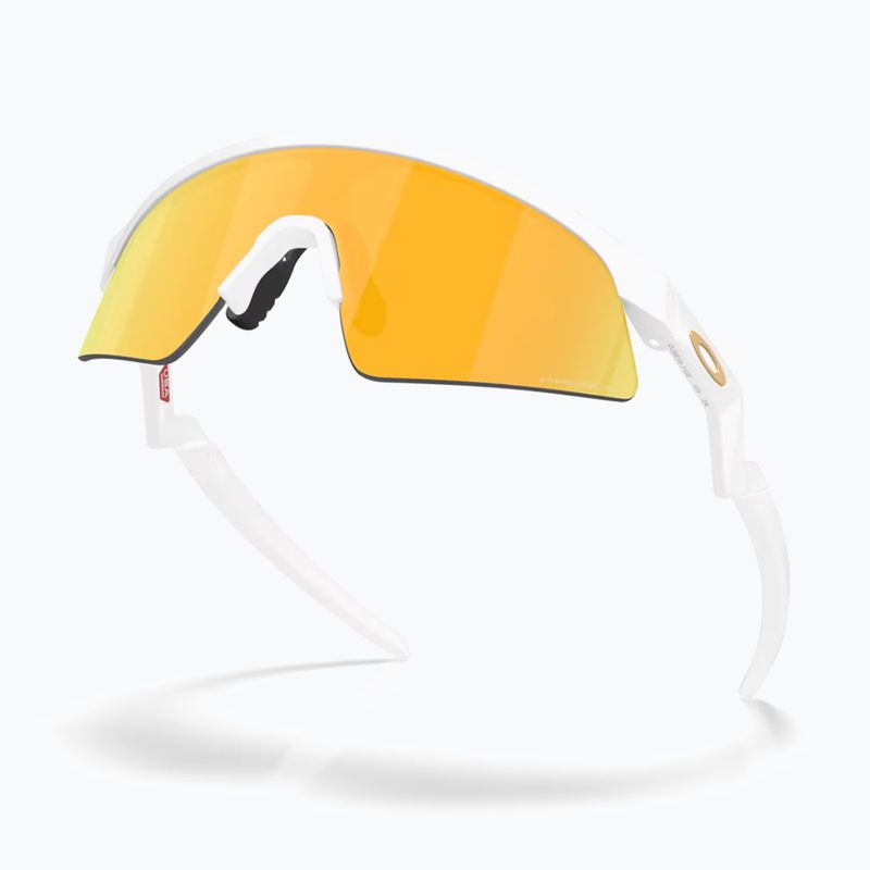 Ochelari de soare pentru copii Oakley resistor sweep matte white/prizm 24k 4