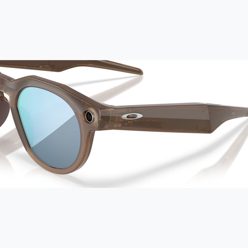 Ochelari cu cameră Oakley Meta HSTN brown smoke/prizm deep water polarized 7