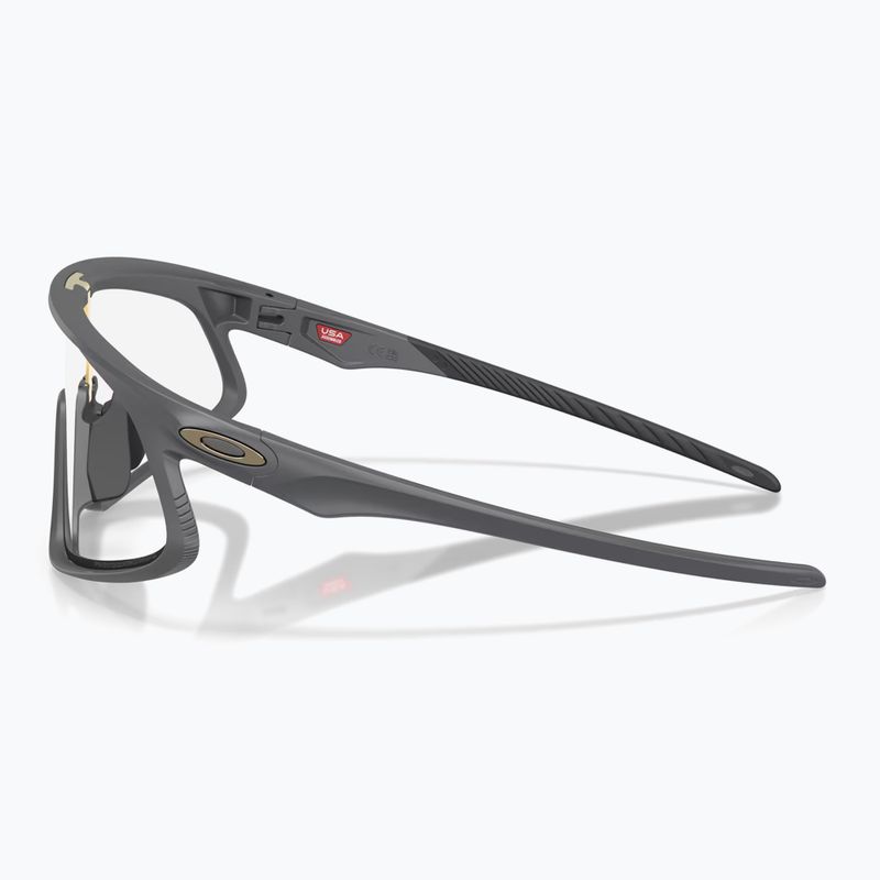 Ochelari de soare Oakley RSLV 141 matte carbon/clear to black iridium photo 3