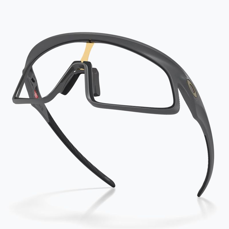 Ochelari de soare Oakley RSLV 141 matte carbon/clear to black iridium photo 4