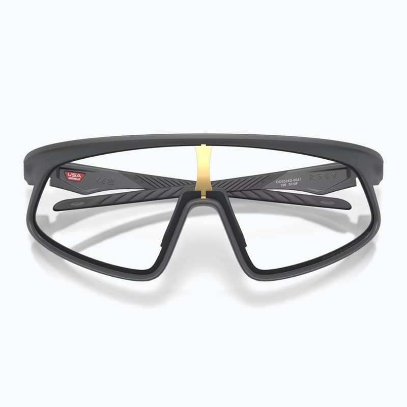 Ochelari de soare Oakley RSLV 141 matte carbon/clear to black iridium photo 5