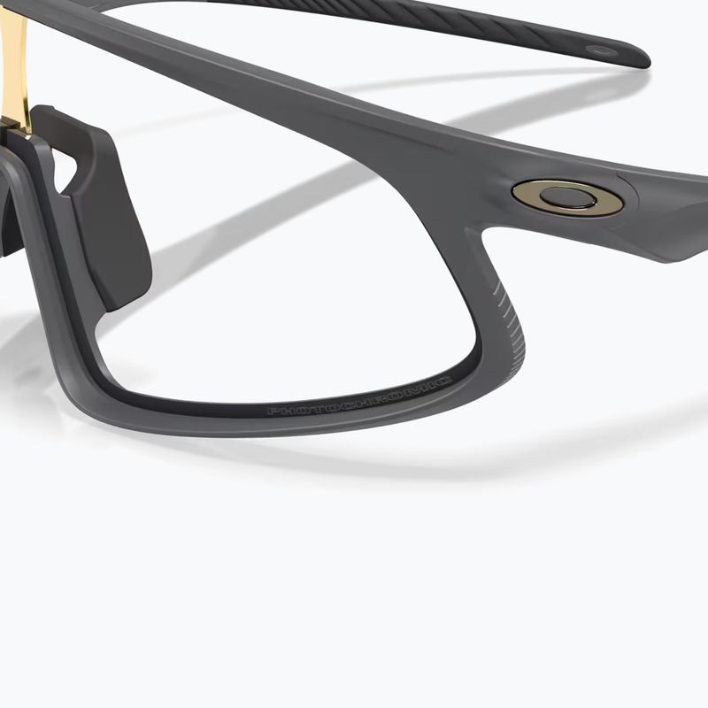 Ochelari de soare Oakley RSLV 141 matte carbon/clear to black iridium photo 6