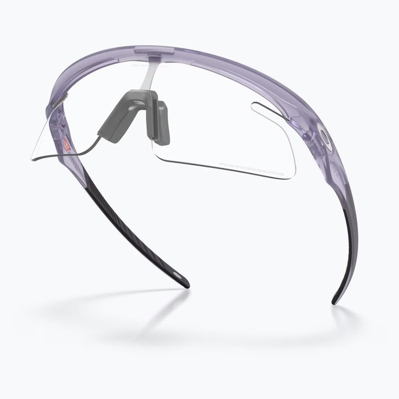 Ochelari de soare Oakley RSLV Lite matte trans lilac/clear to black iridium photo 4
