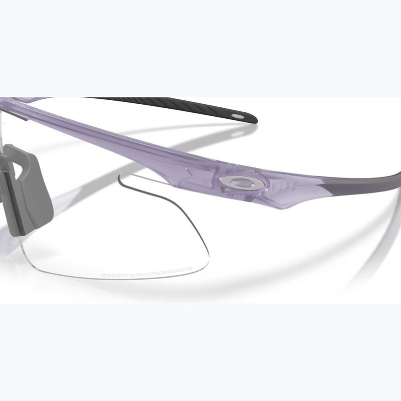 Ochelari de soare Oakley RSLV Lite matte trans lilac/clear to black iridium photo 6