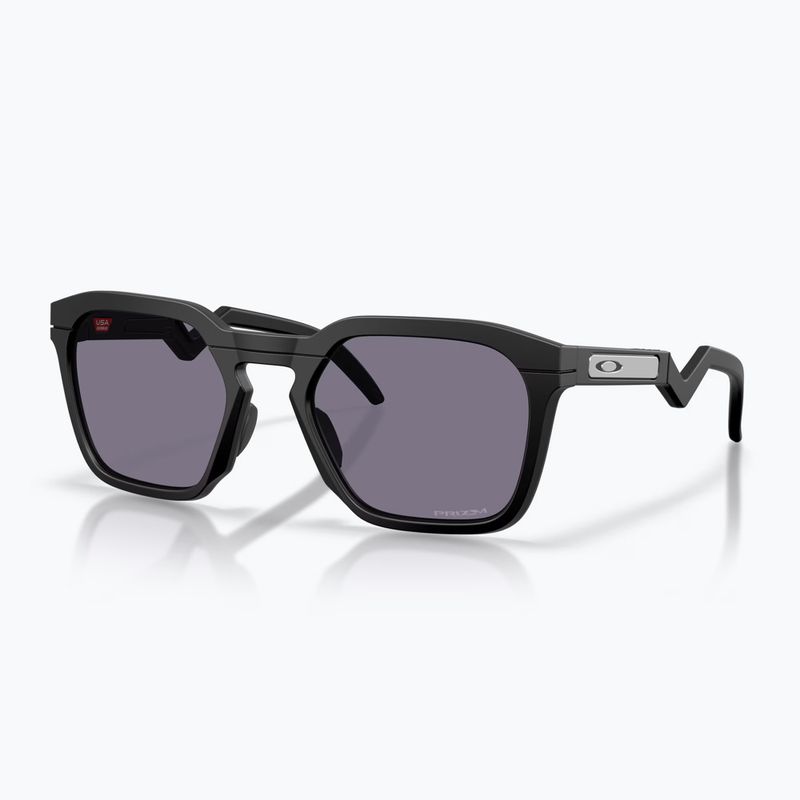 Ochelari de soare Oakley HSTN SQ matte black/prizm grey
