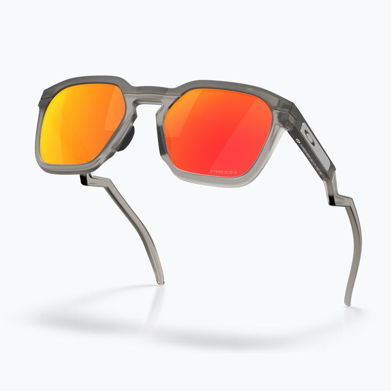 Ochelari de soare Oakley HSTN SQ matte grey smoke 4