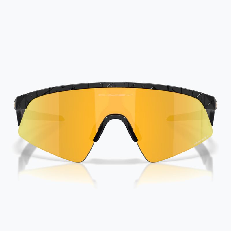 Ochelari de soare pentru copii Oakley Resistor Sweep matte black splatter/prizm 24k 2