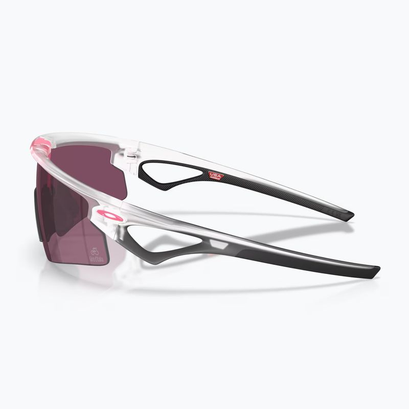 Ochelari de soare Oakley Sphaera Strike Giro D'Italia matte clear/prizm road black 3