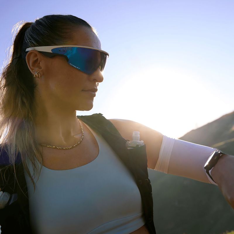 Ochelari de soare Oakley Meta Vanguard white/prizm sapphire 9