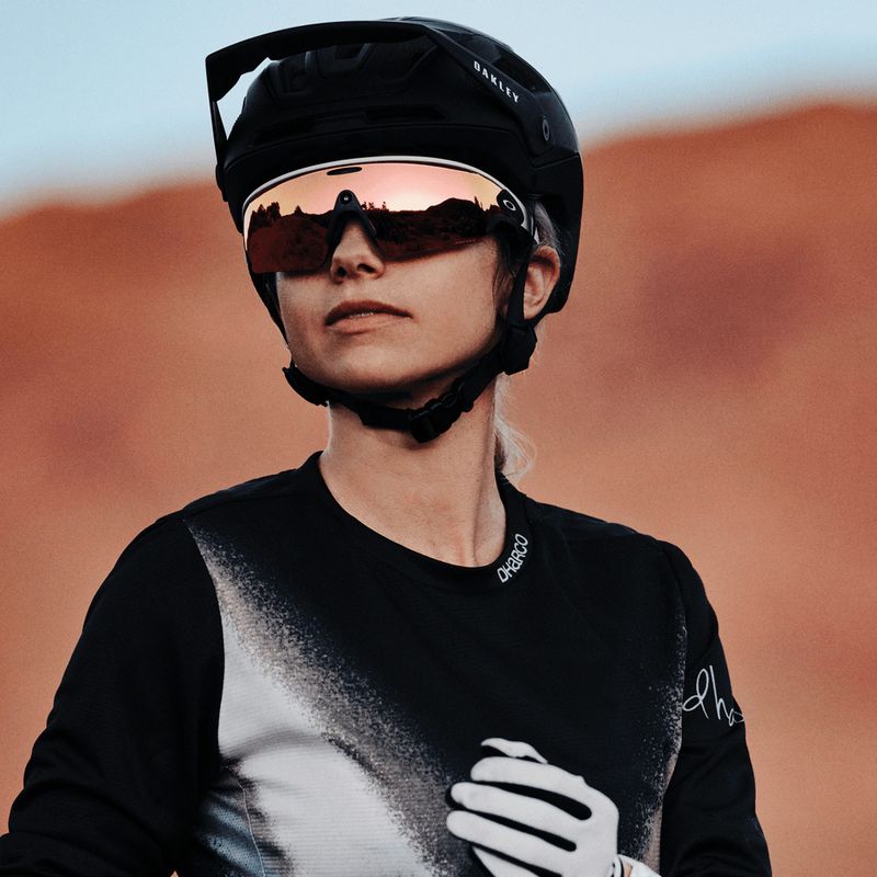Ochelari de soare Oakley Meta Vanguard white/prizm rose gold 8