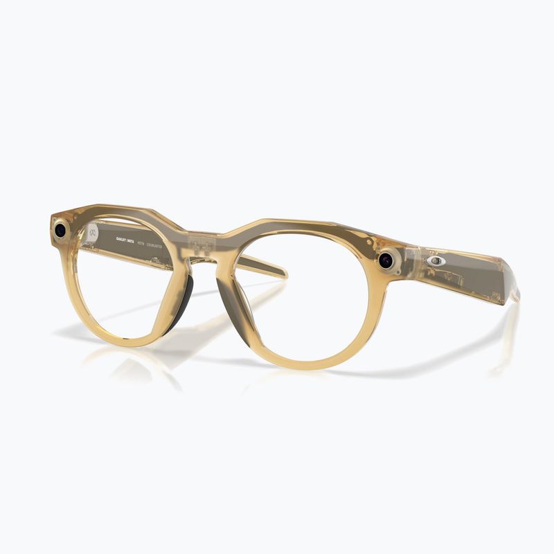 Ochelari cu cameră Oakley Meta HSTN light curry/transitions brown 4