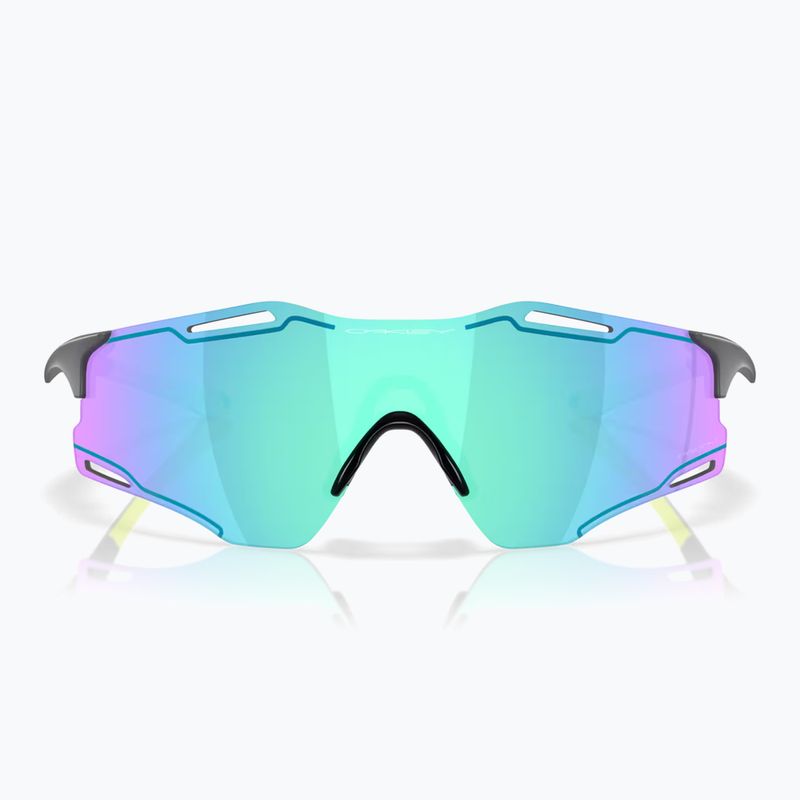 Ochelari de soare Oakley Cybr Zero matte carbon/prizm sapphire with uranium ink 2