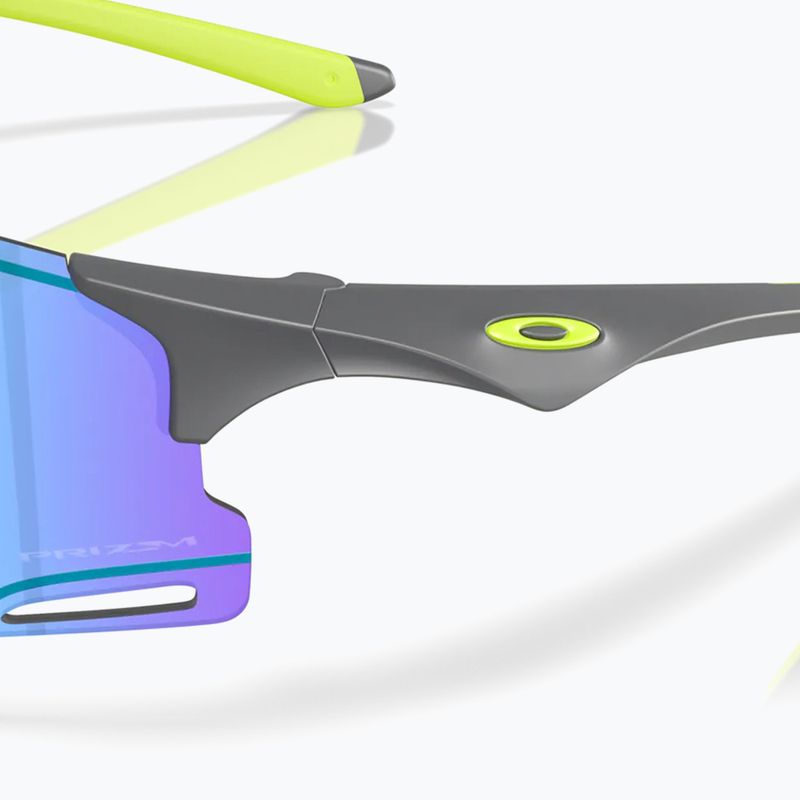 Ochelari de soare Oakley Cybr Zero matte carbon/prizm sapphire with uranium ink 6