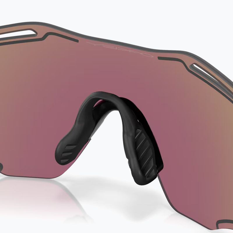 Ochelari de soare Oakley Cybr Zero matte carbon/prizm sapphire with uranium ink 7