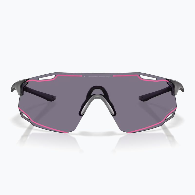 Ochelari de soare Oakley Cybr Dyno matte grey smoke/prizm grey with pink ink 2