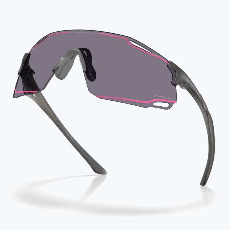 Ochelari de soare Oakley Cybr Dyno matte grey smoke/prizm grey with pink ink 4