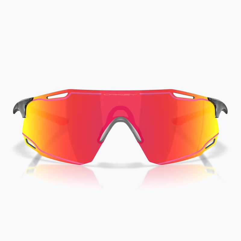Ochelari de soare Oakley Cybr Dyno matte crystal black/prizm ruby with pink ink 2