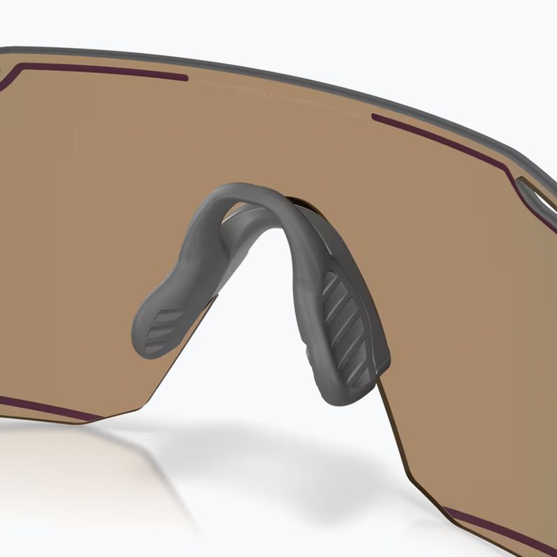 Ochelari de soare Oakley Cybr Dyno matte crystal black/prizm ruby with pink ink 7