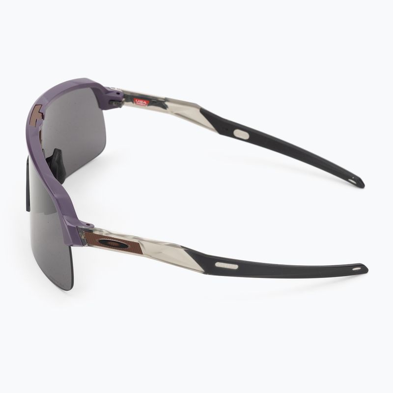 Ochelari de soare Oakley Sutro Lite matte aubergine/prizm grey 4