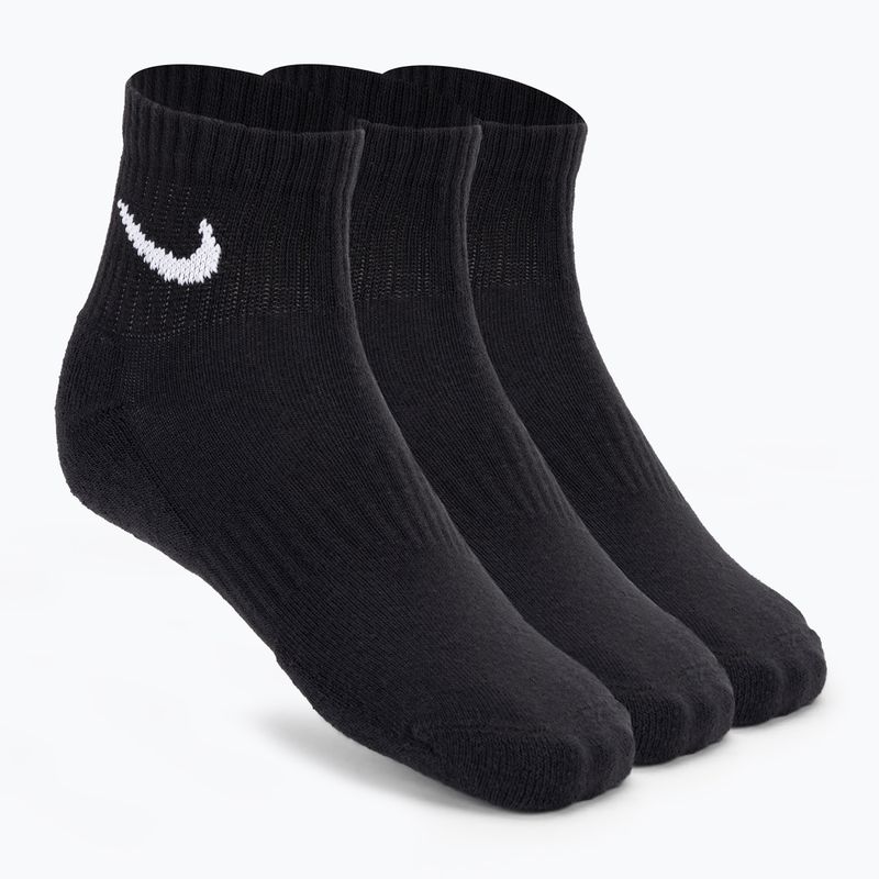 Șosete Nike Everyday Cushioned Ankle 3 perechi black/white