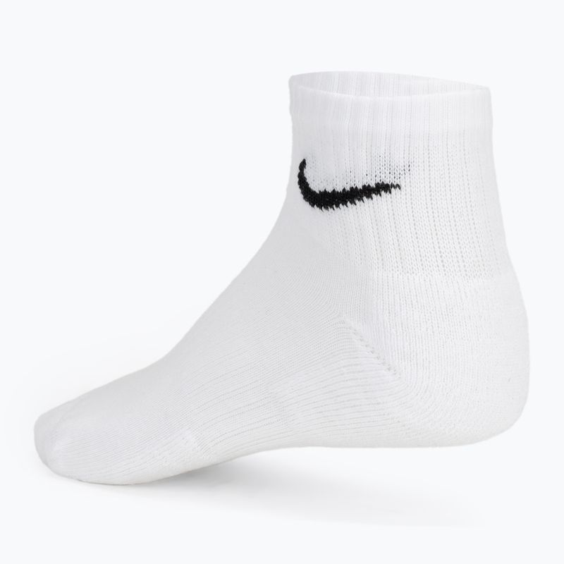 Șosete Nike Everyday Cushioned Ankle 3 perechi  white/black 2