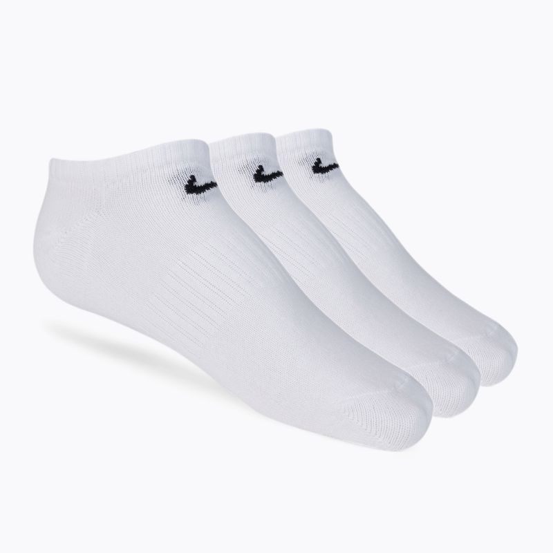 Nike Everyday Lightweight No Show 3pak șosete de antrenament alb SX7678-100