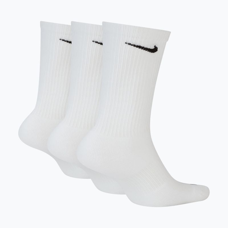 Șosete Nike Everyday Plus Cushioned 3 perechi white/black 2