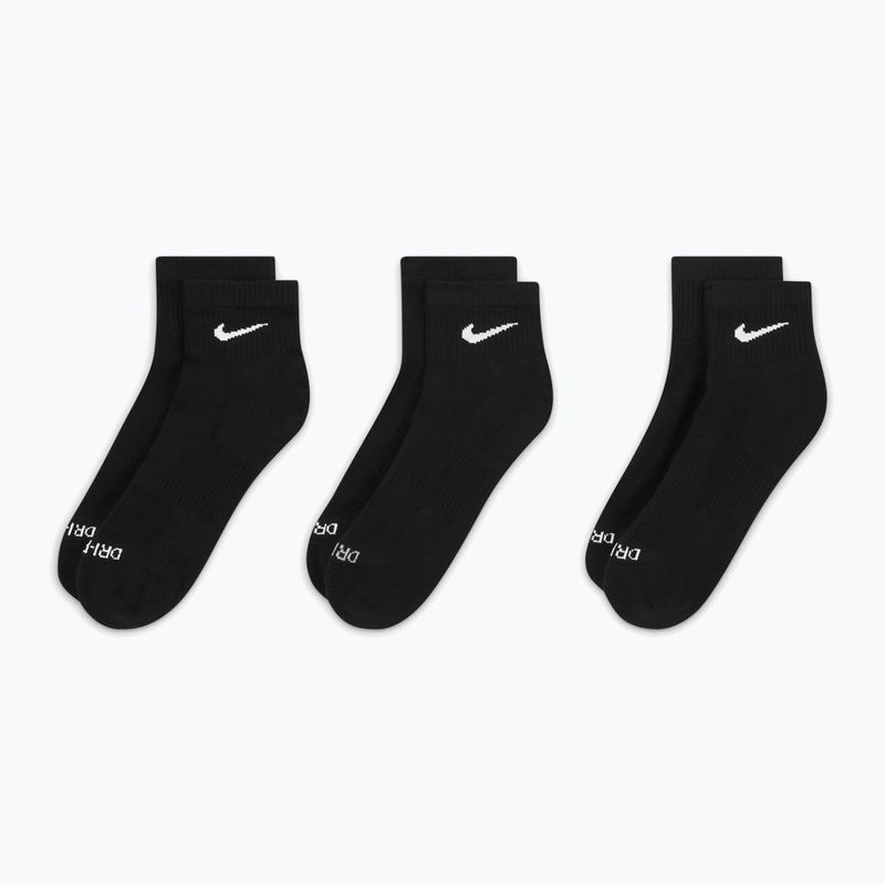 Șosete Nike Everyday Plus Cushioned Ankle 3 perechi black/white 3