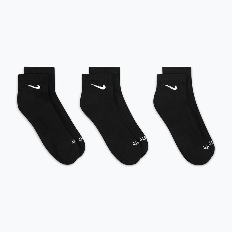 Șosete Nike Everyday Plus Cushioned Ankle 3 perechi black/white 4