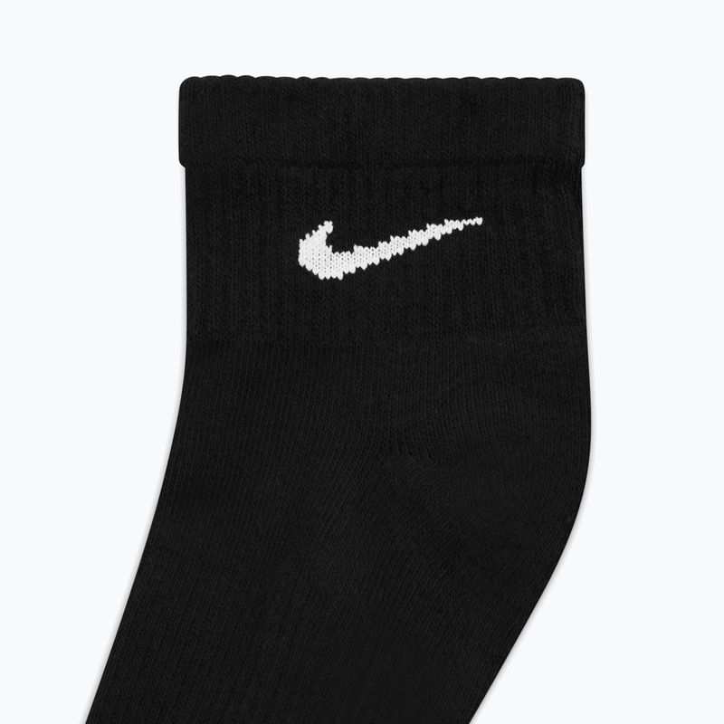 Șosete Nike Everyday Plus Cushioned Ankle 3 perechi black/white 5