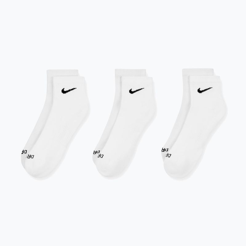 Șosete Nike Everyday Plus Cushioned Ankle 3 perechi white/black