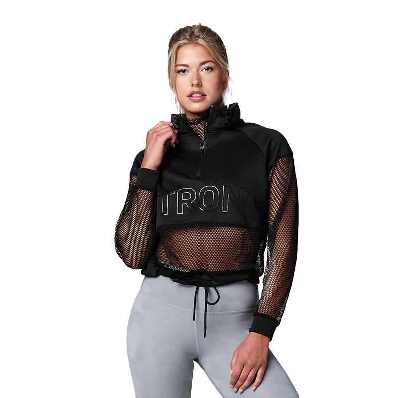 Hanorac STRONG ID pentru femei negru Z1T02526