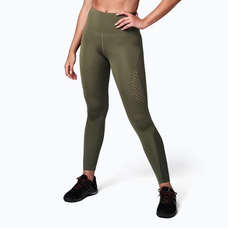 Jambiere de antrenament pentru femei STRONG ID Performance verde Z1B01250 2
