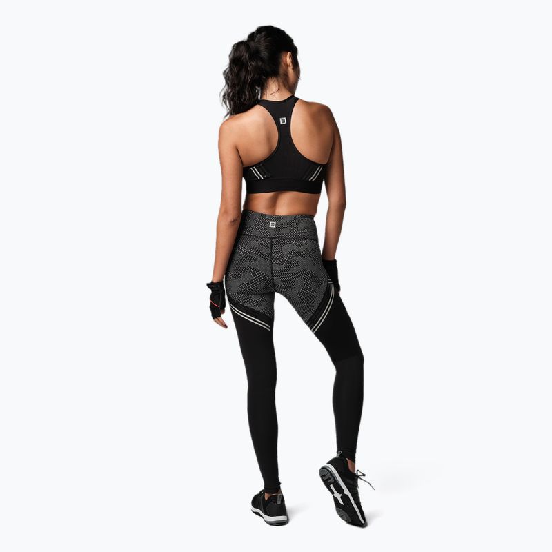 Sutien de fitness STRONG ID Make The Cut negru-gri Z1T02692 2