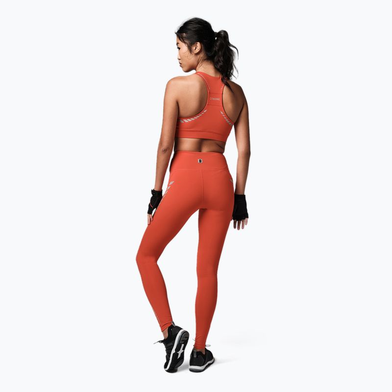 Jambiere de antrenament pentru femei STRONG ID portocaliu Z1B01261