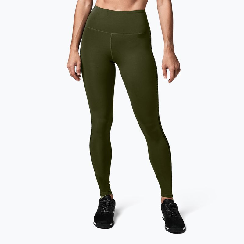 Jambiere de antrenament pentru femei STRONG ID Essential verde Z1B01340